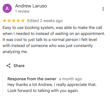 someone listens review Google